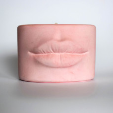 Kerze Lips in Bluch Baige 