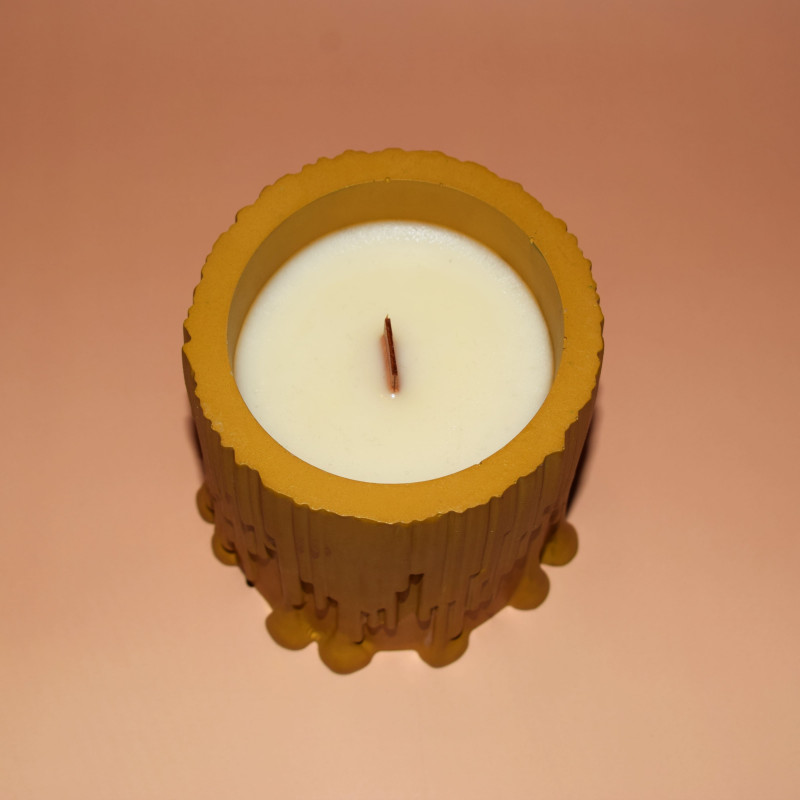 Designkerze aus Sojawachs – Handgemacht, vegan & nachhaltig