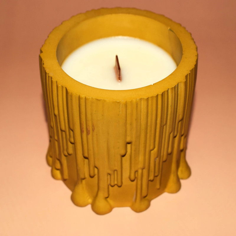 Designkerze aus Sojawachs – Handgemacht, vegan & nachhaltig