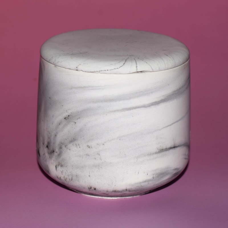 Tischstille – Deko-Set mit Pflanzgefäß & Duftkerze (Nachfüllbar)