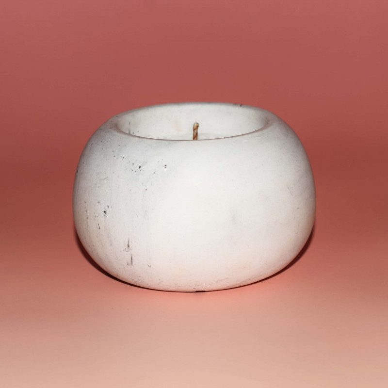 Minimalistisches Dekorationsset – Keraflot 4er-Set mit Kerze, Vase, Schale & Tablett 