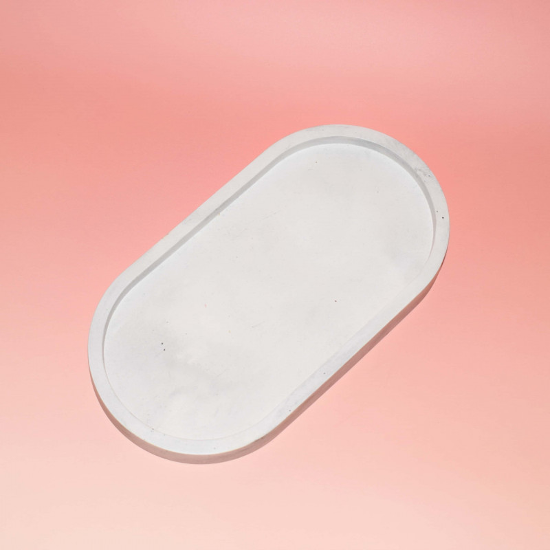 Minimalistisches Dekorationsset – Keraflot 4er-Set mit Kerze, Vase, Schale & Tablett 